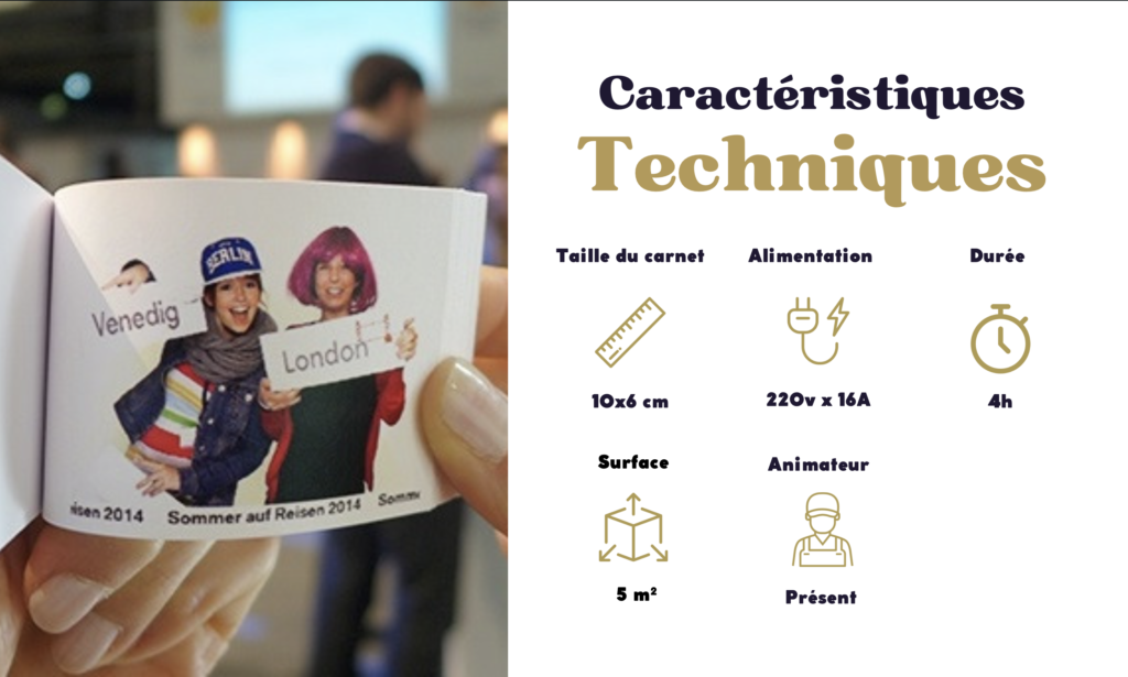 Caractéristique technique pour FlipBook