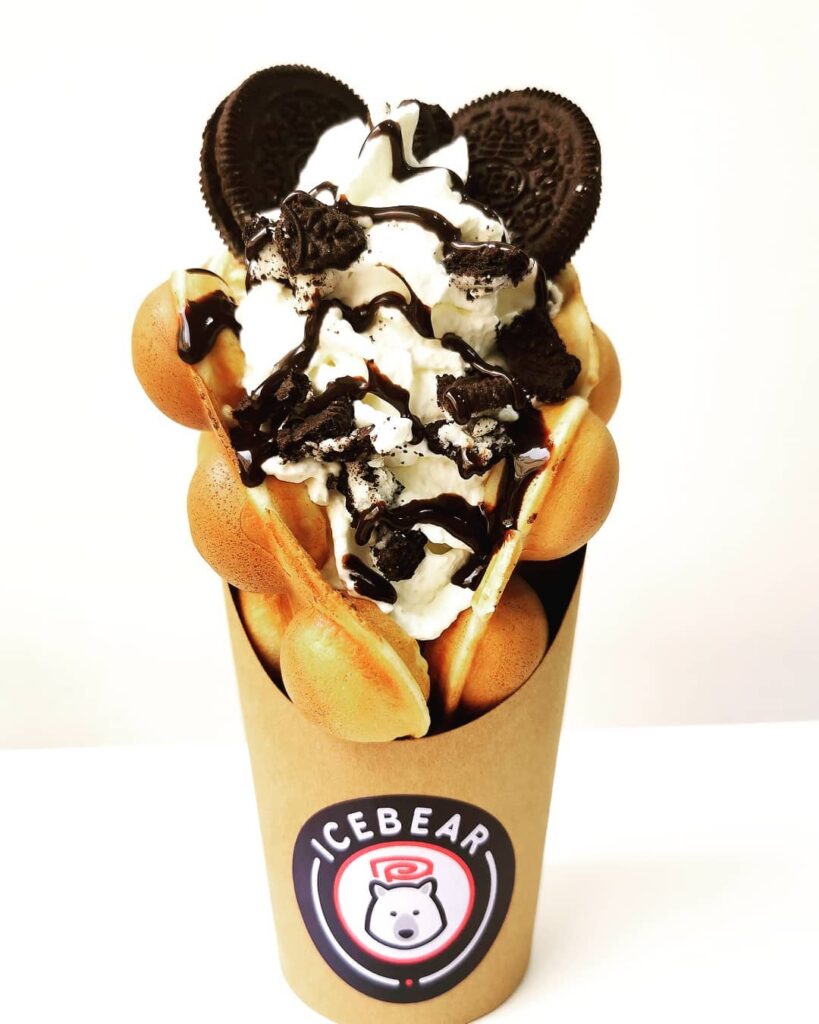 animation bubble waffle pour évenement