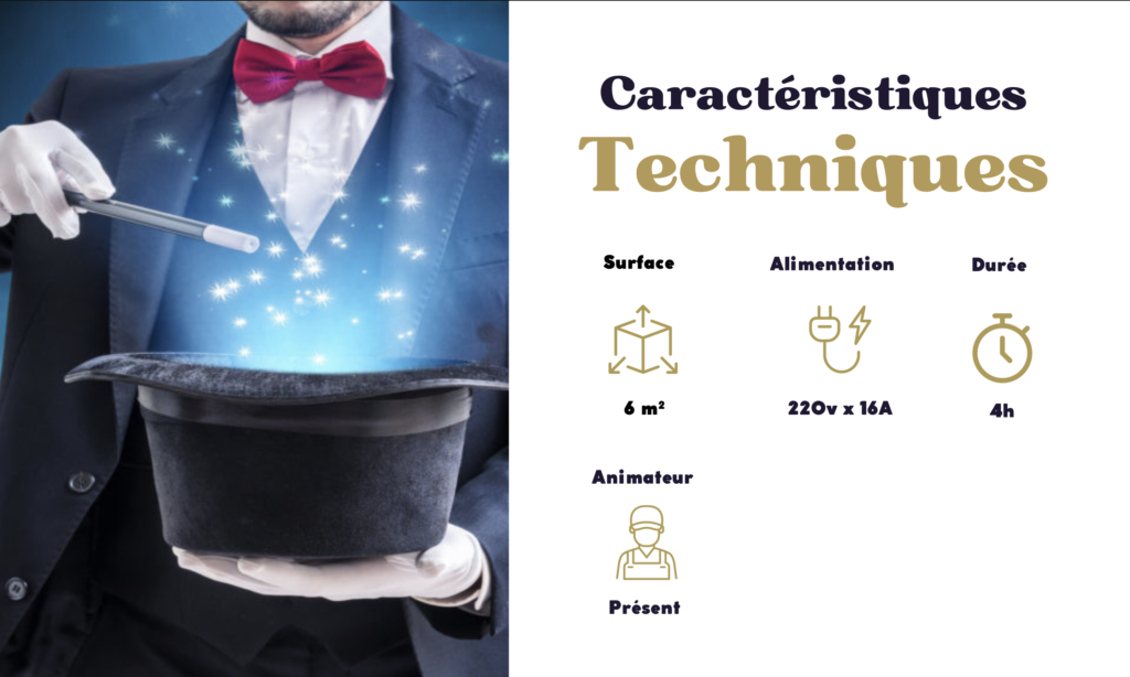 Caractéristique technique pour Magicien