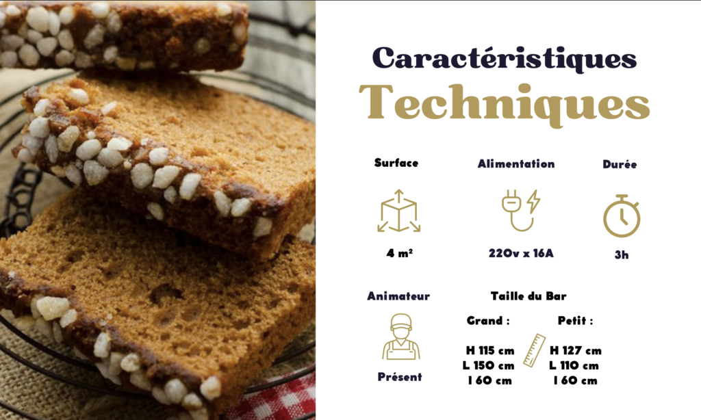 Caractéristique technique pour Pain d'épices