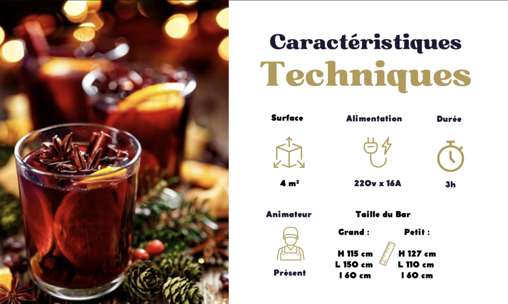 Caractéristique technique pour Vin Chaud