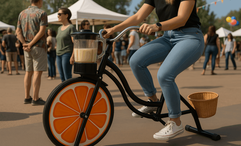 animation vélo smoothie