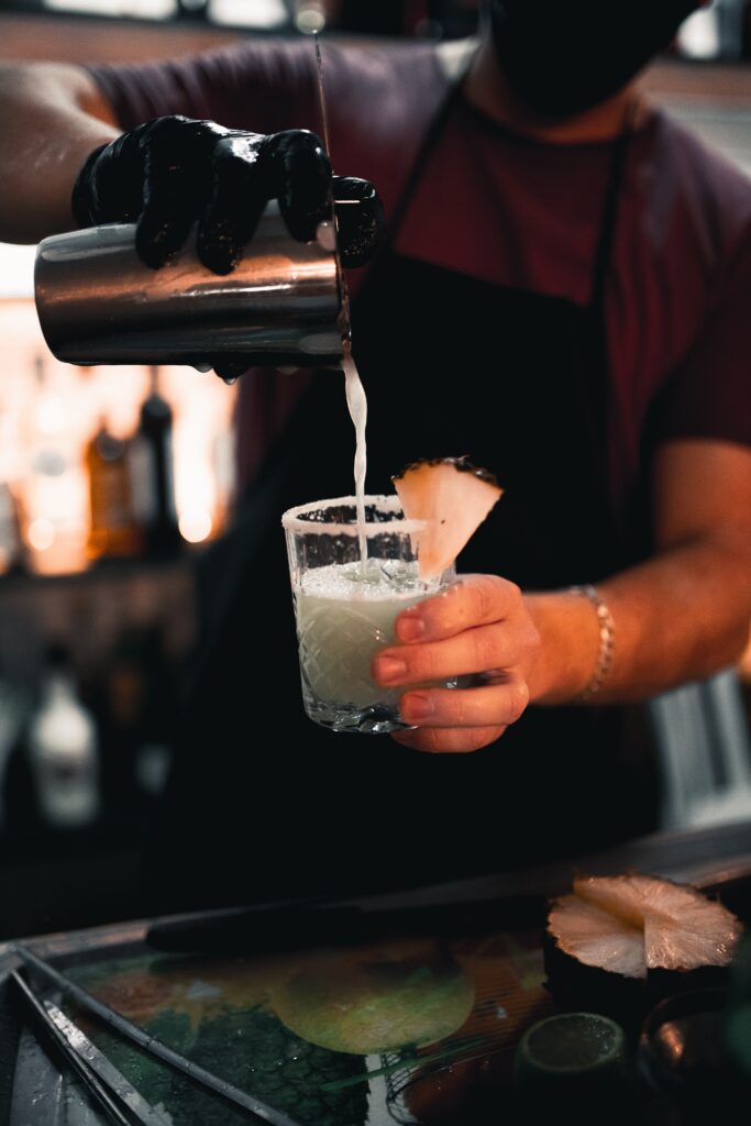 animation barman cocktail 