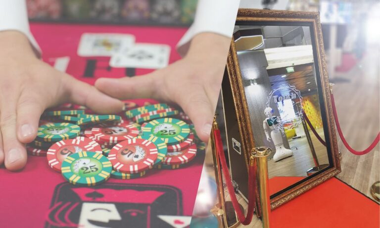 Animation Miroir Photo - Soirée Casino - Idées pour des événements estivaux !