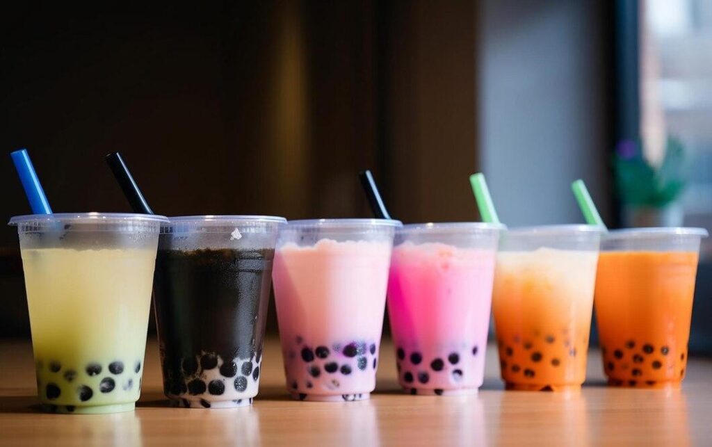 animation bubble tea