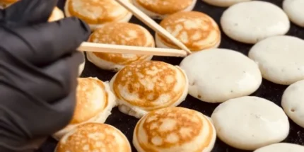 Bar à mini pancakes